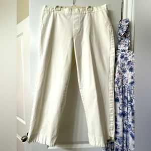 Isaac Mizrahi Live white slacks